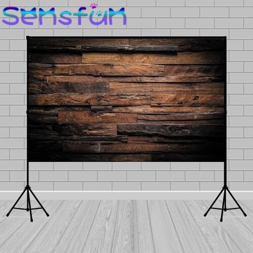 Brown Wood Board Texture Wooden Floor Newborn Baby Shower Backdrop Photography Background for Photo Studio Photocall Photozone