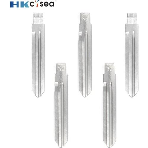 HKCYSEA KD#33 KD JMD VVDI Remote Uncut Blank Metal Blade Type HY1516 #33 for Hyundai Accent Car Key Remote Blade Replacement