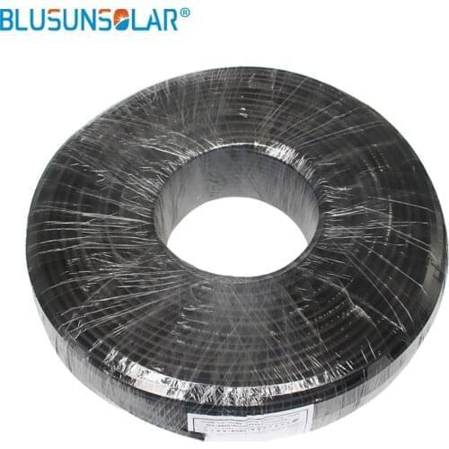 1 Meters/ high performance 4mm2 Solar Cable Red or Black Pv Cable Wire Copper Conductor XLPE Jacket TUV Certifiction