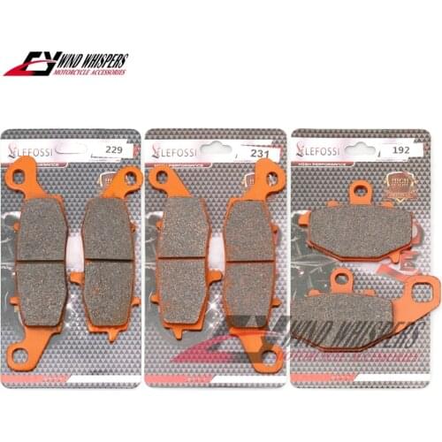 Motorcycle Front Rear Brake Pads For Kawasaki ER 650 ER6f ER-6F ER-6N ER6N 2009-2014 EX650R EX650 EX Ninja 650 2006-2014 KLE 650