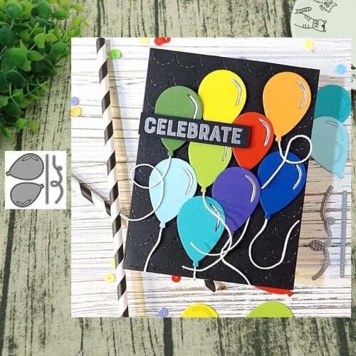 Metal Cutting Dies Small balloon Scrapbooking Stencil Craft Cut Die For DIY Card Crafts Handmade