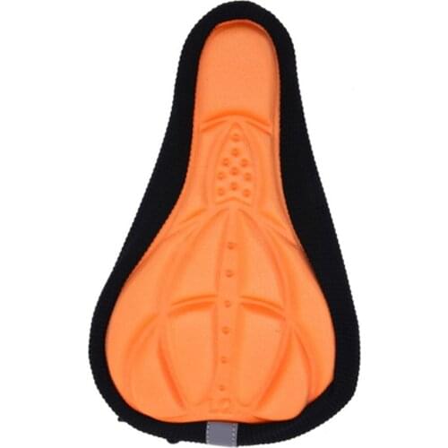 MTB Mountain Bike Cycling Thickened Extra Comfort Ultra Soft Silicone 3D Gel Pad Cushion Cover Bicycle Saddle Seat 4 Colors