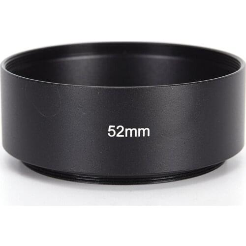 New 52mm Metal Camera Lens Hood For Canon Nikon 50mm F1.8 Tool Accessories High Quality Lens Hood