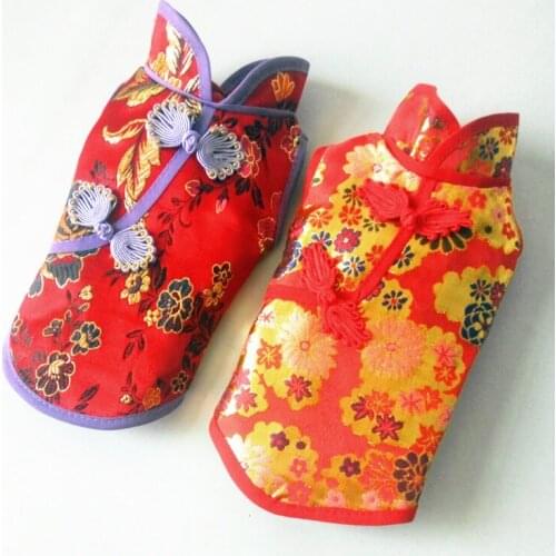 Pet Dog New Year Clothes Tang Suit Cheongsam Cat Clothing Spring Festival Dog Costume Summer Dog Vest Coat Outfit Dropshipping