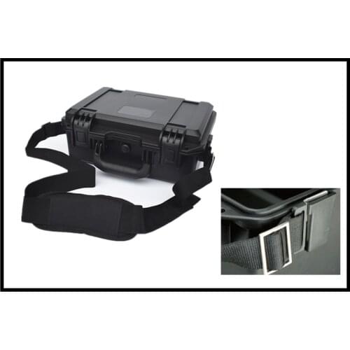 Plastic Sealed Waterproof Safety Equipment Case Portable instrument Tool Box Dry Box Outdoor Equipment With sponge and Shoulder