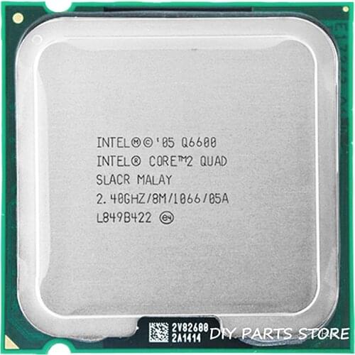 4 core INTEL Core 2 QUAD Q6600 Socket LGA 775 CPU Processor 2.4Ghz/8 M /1066MHz)
