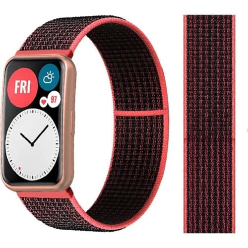 2021 NEW band for Huawei Watch FIT Strap Sport nylon loop wristband Smart watch bracelet belt for huawei fit accessories