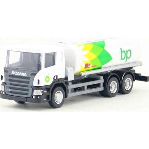 RMZ City/Diecast Toy Car Model/1:64 Scale/SCANIA BP Tank Truck Tractor/Vehicle Educational Collection/Gift For Children
