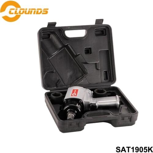 SAT1905 Twin Hammer Kit Handle Exhaust 21mm Bolt Capacity 1300N/m Car Repair 3/4" Air Impact Wrench Kit