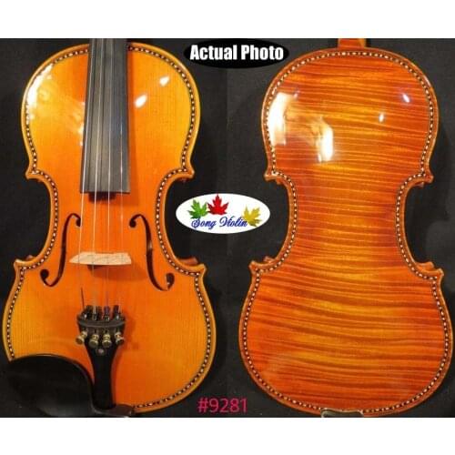 SONG Brand Maestro inlayed violin 4/4.huge and powerful #9281