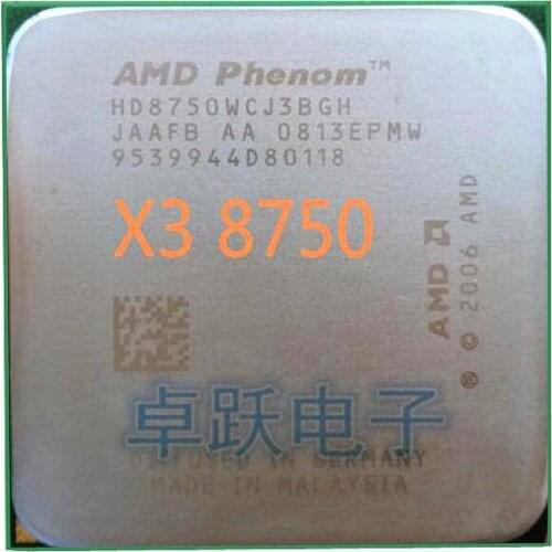 AMD Phenom X3 8750 2.4GHz Triple Core Processor Socket AM2/AM2+ 940-pin cpu, 95W L3=2M, free shipping