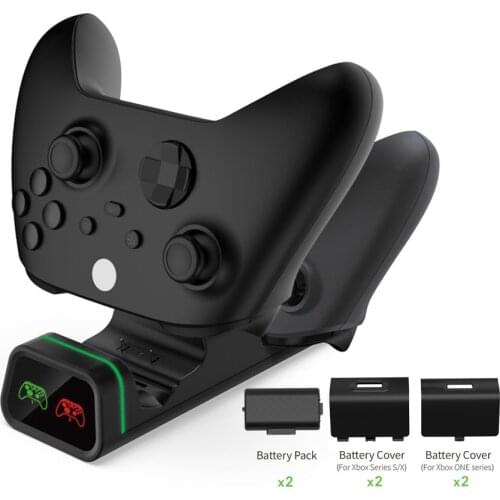 Battery Charger for X Box Xbox Series One X S Controller Gamepad Control Charging Dock Station Stand Accessories Support Housing