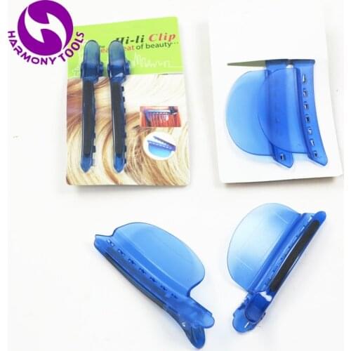 1 bag salon hairdressing tools blue section clips separator clips speed separator clips for hair extension