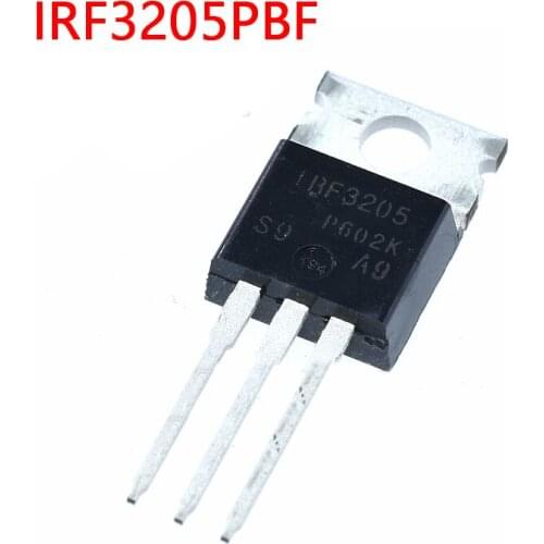 10PCS IRF3205PBF TO220 IRF3205 TO-220 HEXFET Power MOSFET new and original IC