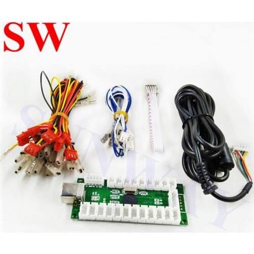 2 pin for LED buttons Zero Delay Arcade USB Encoder controller PC Joystick board for MAME/PC