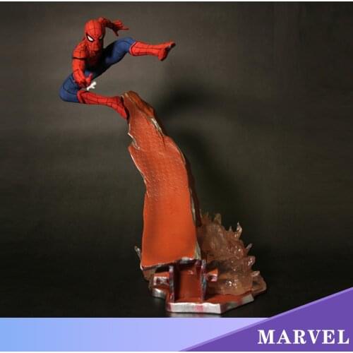 Marvel Avengers Spider Man 24cm Action Figure Anime Mini Doll Decoration Collection Figurine Toy model for children gift