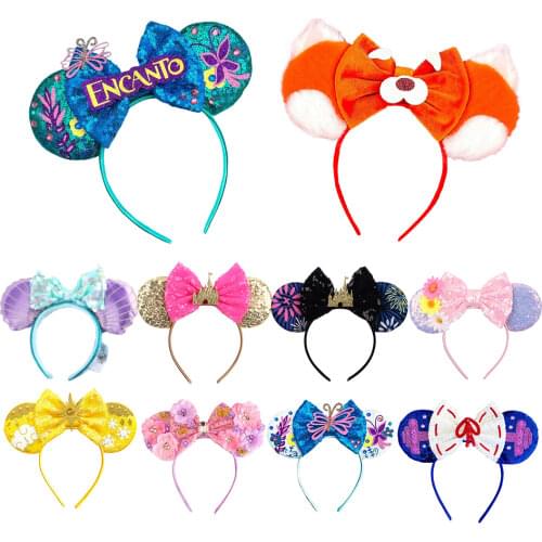 Lovely Dot Minnie Ears Headbands for Baby Girl Minnie Headband Baby Girl Accessories Kids Hair Headwear for Christmas Party