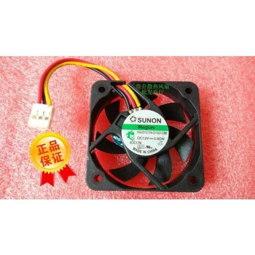 New 4010 40*40*10mm HA40101V4-D13U-C99 DC 12V 0.80W 4CM 3-line silent Cooling fan
