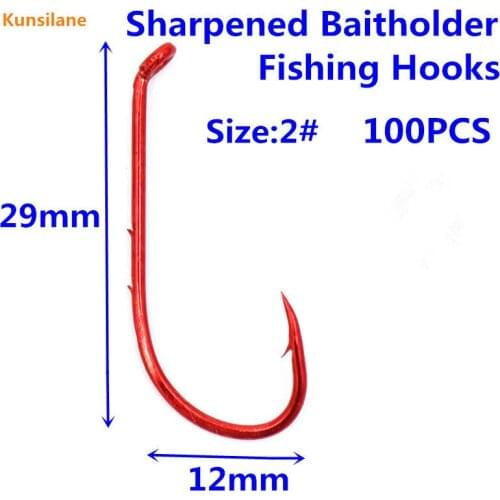 100pcs 2# High Carbon Steel Long Shank Baitholder Fishing Hooks 9292 Chemically Sharpened with Free Shipping offset fishhooks