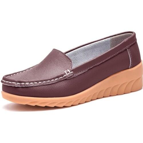 Similarfree Women Heeled Shoes Spring Shoes Female British Style 2021 New Thick-soled College Style Casual Loafers Leather Shoes