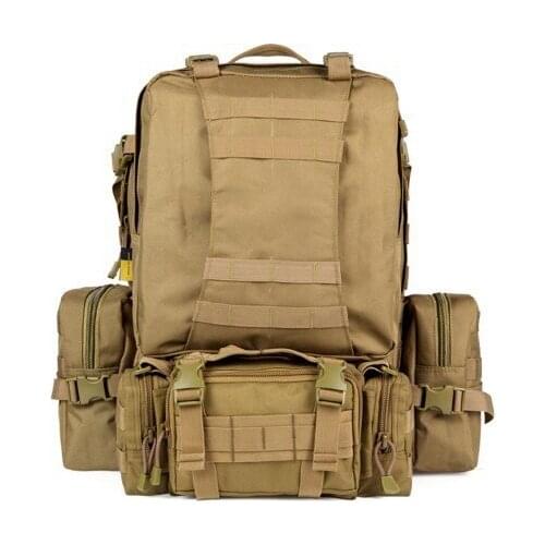 Tactical Military Bag Mountaineering Hiking Outdoor Combination Bag Day Backpack