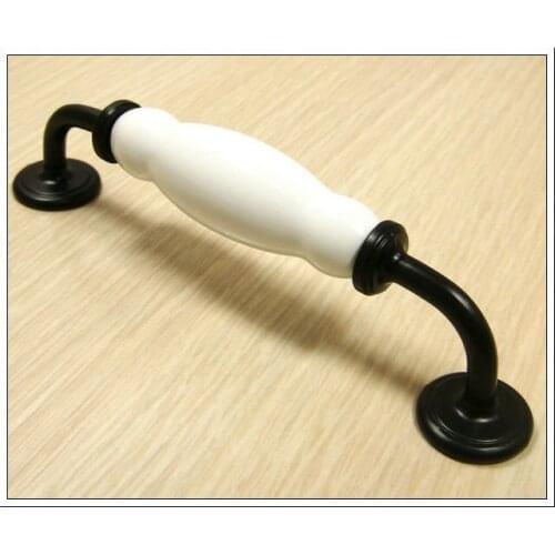 UNILOCKS 10Pcs Zinc Alloy Ceramic Kitchen Cabinet And Furniture Door Handle