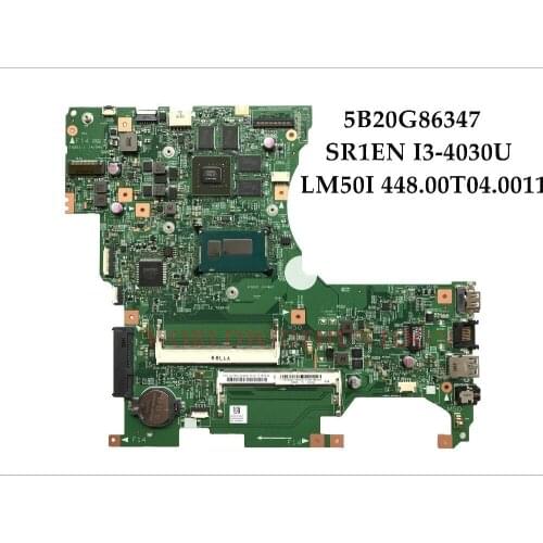 High quality 5B20G86347 FOR Lenovo Ideapad M50-70 Laptop Motherboard SR1EN I3-4030U LM50I 448.00T04.0011 100% Fully Tested
