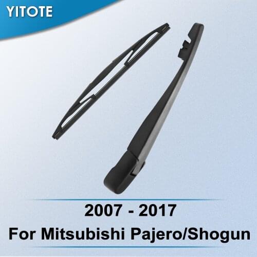 YITOTE Rear Wiper & Arm for Mitsubishi Pajero/Shogun 2007 2008 2009 2010 2011 2012 2013 2014 2015 2016 2017