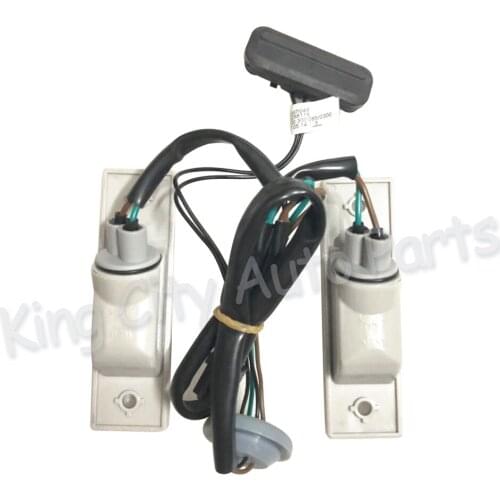 2PCS Car Rear license plate light number lamp with Trunk switch button For Chevrolet Cruze 2009 2010 2011 2012 2013 2014