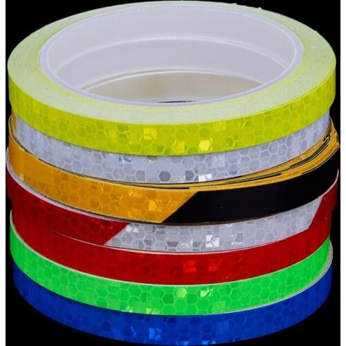 Mountain Bike Accessory Reflective Stickers Cycling Fluorescent Tape Bicycle Adhesive Tape Safety Decor Sticker Accessories