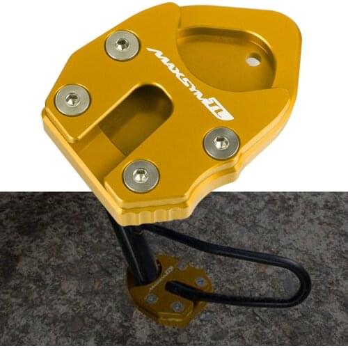 For SYM MAXSYM TL 500 TL500 2019 2020 2021 Motorcycle CNC Aluminum Kickstand Foot Side Stand Extension Pad Support Plate Enlarge