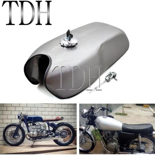 9L 2.4 Gal Motorcycle Fuel Oil Gas Tank Cafe Racer For Honda CG125 CG125S CG250 Suzuki GS GT BMW Yamaha Triumph Scrambler