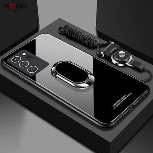 For Samsung Galaxy Note 20 Ultra m31s m51 Case Tempered Glass With Stand Magnet Protect Cover For Samsung M51 protect back cover