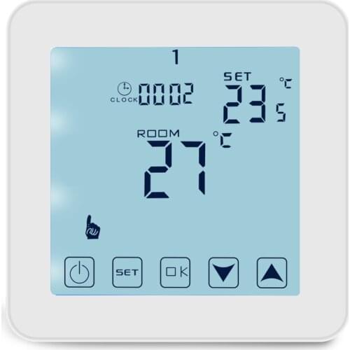 Digital Programmable Touch Screen Boiler Thermostat With Battery Power