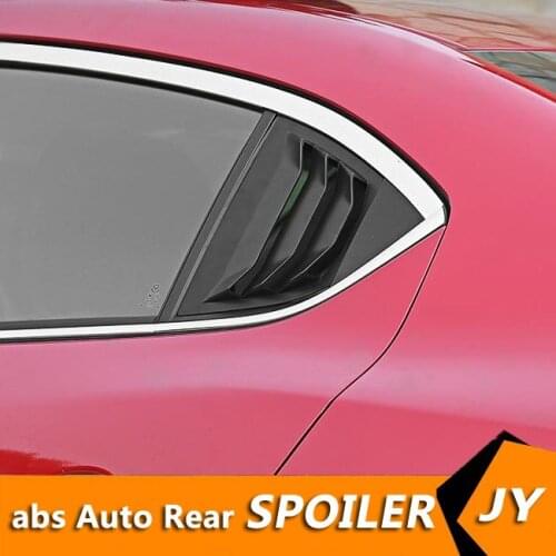 For Mazda3 Axela 2014-2018 Sedan ABS Rear Door Window shades Louver Frame Window Sill Molding Cover Sticker Trim