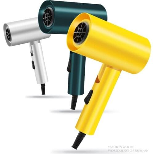 Folding Powerful Electric Blow Dryer Hammer Hair Dryer Student Negative Ion Household Mini 1000W High-Power Hair Dryer 110-220V