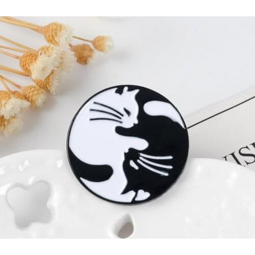 Factory Custom Cat Animal Enamel Brooch Badge Lapel pin Jewellry Personalized Logo Promotional Giveaway Gift Can Be Customized