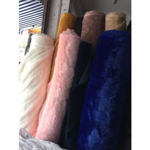 Wholesale imitation rabbit fur,pile 2cm plush fabric,Clothing shoes material,170*45cm(half yard)/pcs