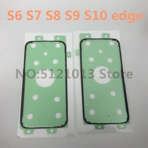 10pcs new Housing Rear Back Battery Cover case Door Adhesive Glue Sticker Tape For Samsung Galaxy S6 S7 S8 S9 S10 NOTE 5 8 9