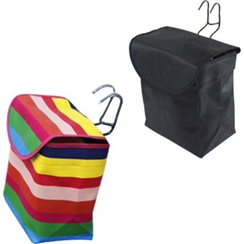 2021 New Bicycle Covered Basket Canvas Folding Front Basket Hanging Basket Storage Bags For Motorcycle Electric Vehicle Bags