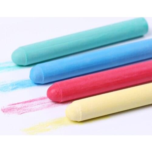 781E 20Pcs Dustless White Drawing Chalk For School Education Chalks High Quality Stationary Office Supplies Marker