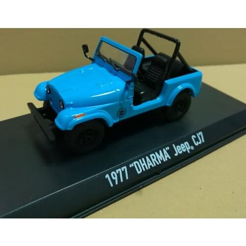 1/43 Scale Alloy Metal Diecast 1977 Jeep CJ7 Vintage Classic SUV Auto Car Model Toy For Children Kids Gifts Collection