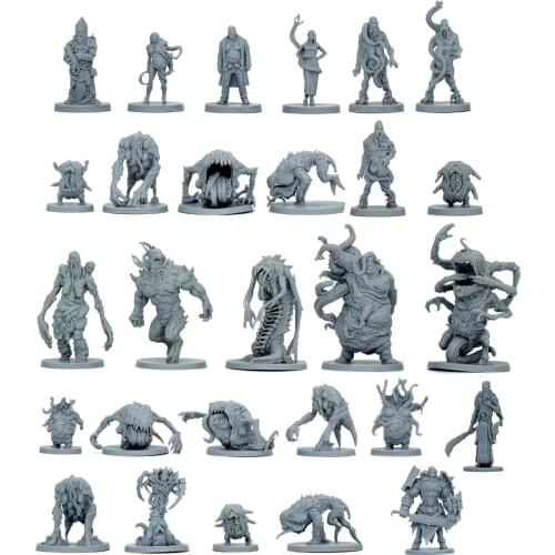 TRPG board game 7 sins apocalypse pride SLOTH Acolyte Avatar Controller Abomination evils hell monster miniatures figures models