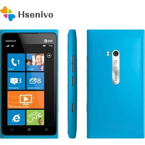 Nokia Lumia 900 Refurbished-Original Unlocked Lumia 900 Unlocked Original Mobile Phone 3G GSM WIFI GPS 8MP 16GB memory Windows