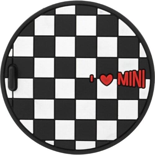 New 7.7mm Silica Gel Car Cup Anti-slip Pad Mat For BMW Mini Cooper 2011 2012 2013 R55 R56