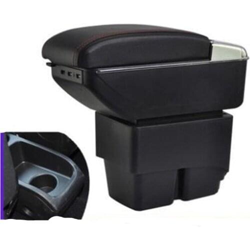 For Ford Fiesta 3 MK7 armrest box Hand switch gear center Storage box Ford armrest box accessory 2009-2014