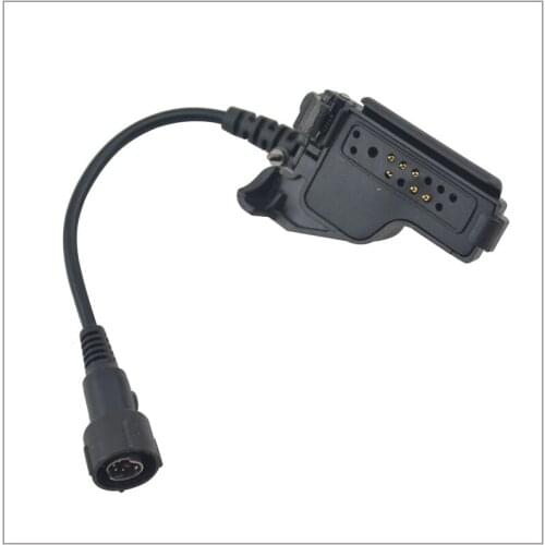 44-HT Mini Din Plug with Lockable Screw for Walkie Talkie Motorola HT1000 XTS3000 MTS2000 MTX8000 GP1200 MT838