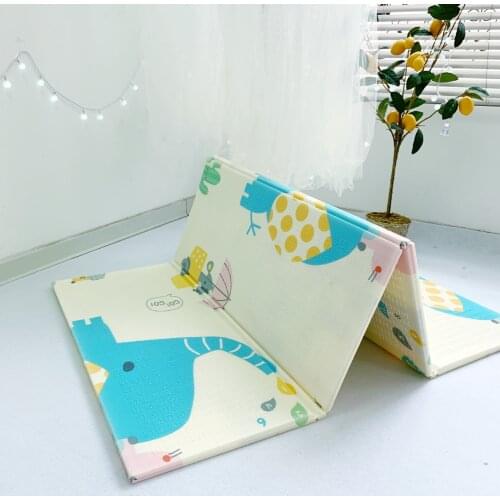 Educational Toys for Kids Foldable Baby Play Mat Childrens Rug on the Floor Waterproof Portable Soft Infants Crawling Carpet
