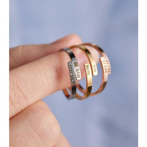 Персонализированные кольца Steel fun China At AliExpress