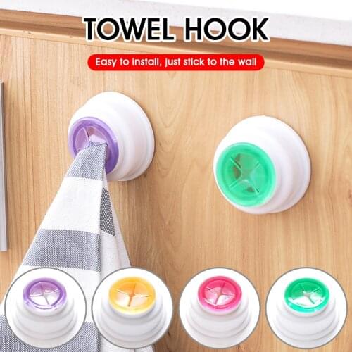 1/3Pcs Wash Cloth Towel Clips Push In Holder Grip Hook Wall Mounted Self Adhesive Kitchen Cloth Clip Bathroom Kitchen Towel Rack